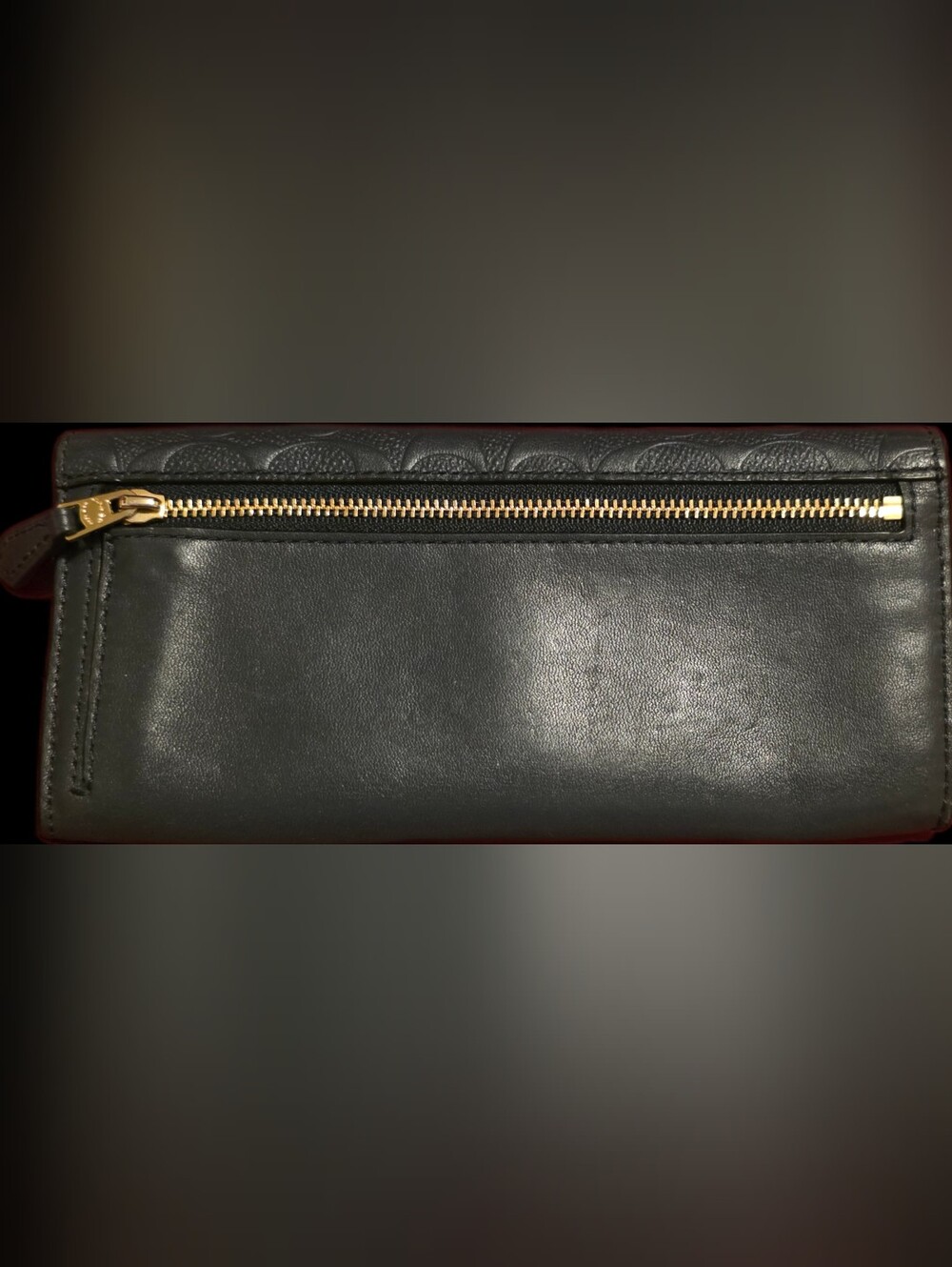 Coach "Ava" Embossed Signature Tote w/ Matching Wallet - Picture 15 of 16